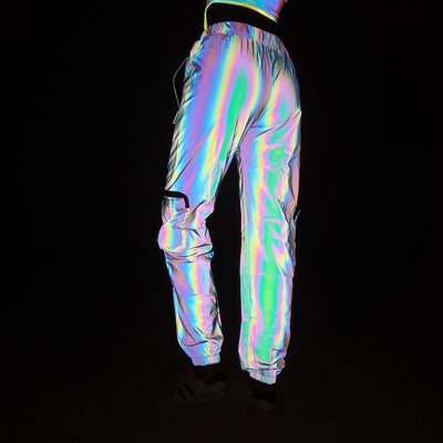Overol Reflectante Colorido Talla Grande para Mujer - Image 29