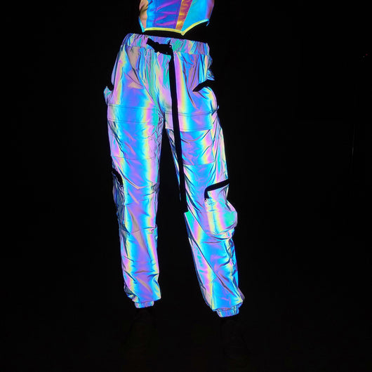 Overol Reflectante Colorido Talla Grande para Mujer - Image 30