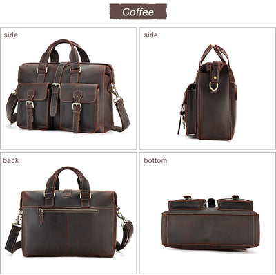 Bolso de Cuero Genuino para Negocios - Image 45