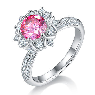 Anillo de Moissanita 1 Quilate en Plata 925 - Diseño Floral para Propuesta - Image 22