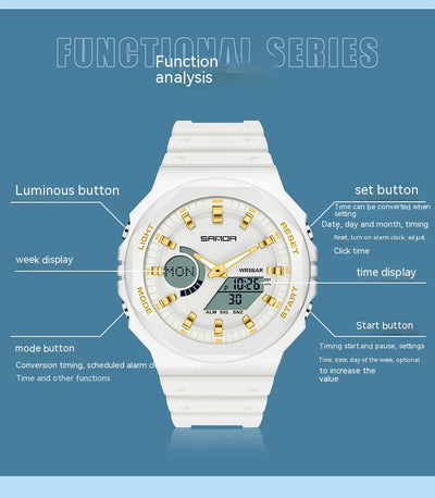 Reloj Deportivo Inteligente Resistente al Agua con Doble Pantalla - Image 23