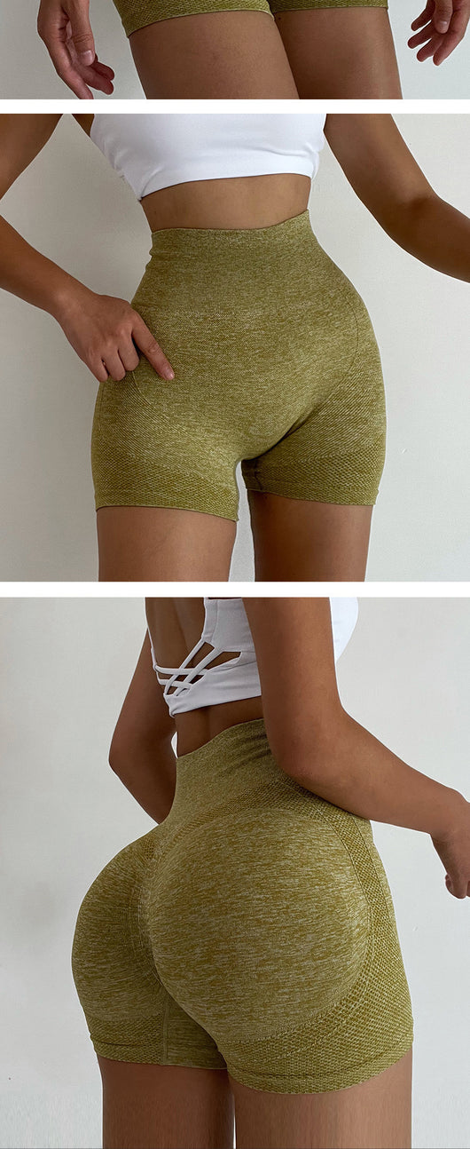 Shorts de Yoga Cintura Alta Levanta Glúteos - Secado Rápido sin Costuras - Image 26