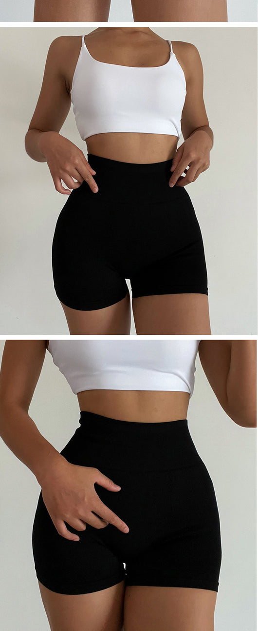 Shorts de Yoga Cintura Alta Levanta Glúteos - Secado Rápido sin Costuras - Image 27
