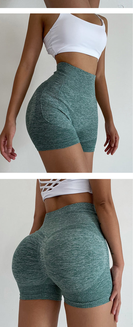 Shorts de Yoga Cintura Alta Levanta Glúteos - Secado Rápido sin Costuras - Image 31