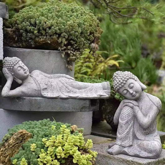 Estatua Buda de Resina con Maceta Floral para Jardín y Decoración de Espacios - Image 18