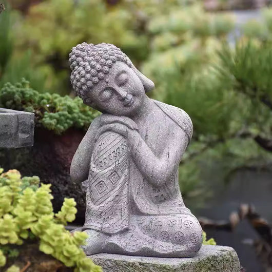 Estatua Buda de Resina con Maceta Floral para Jardín y Decoración de Espacios - Image 20