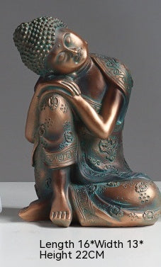 Estatua Buda de Resina con Maceta Floral para Jardín y Decoración de Espacios - Image 21