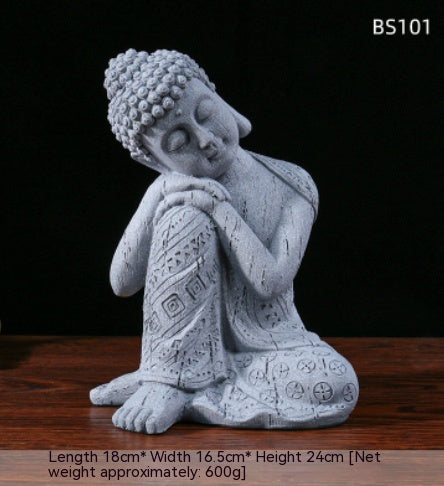 Estatua Buda de Resina con Maceta Floral para Jardín y Decoración de Espacios - Image 22