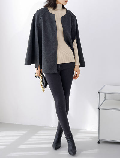 Abrigo de Lana para Mujer - Capa Exterior Versátil Otoño Invierno - Image 20