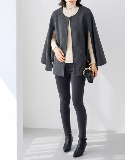 Abrigo de Lana para Mujer - Capa Exterior Versátil Otoño Invierno - Image 36