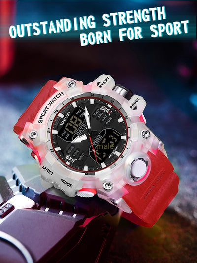 Reloj Inteligente Hombre Estilo Coreano Resistente al Agua y Golpes con Pantalla Transparente - Image 36