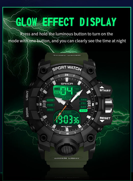 Reloj Inteligente Hombre Estilo Coreano Resistente al Agua y Golpes con Pantalla Transparente - Image 38