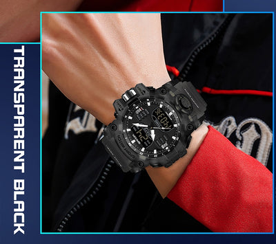 Reloj Inteligente Hombre Estilo Coreano Resistente al Agua y Golpes con Pantalla Transparente - Image 50