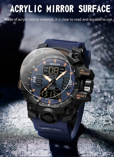 Reloj Inteligente Hombre Estilo Coreano Resistente al Agua y Golpes con Pantalla Transparente - Image 56