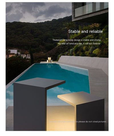 Banco Iluminado de Diseño Moderno para Exteriores - Image 9