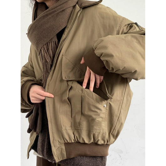 Overol Holgado Retro Americano con Solapas para Hombre - Image 10