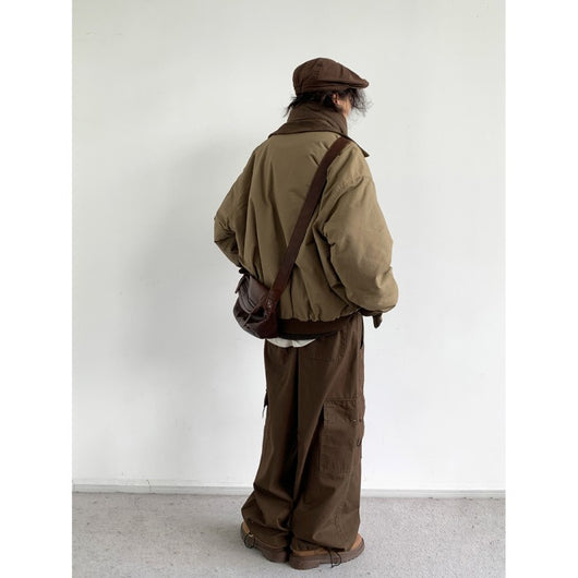 Overol Holgado Retro Americano con Solapas para Hombre - Image 12