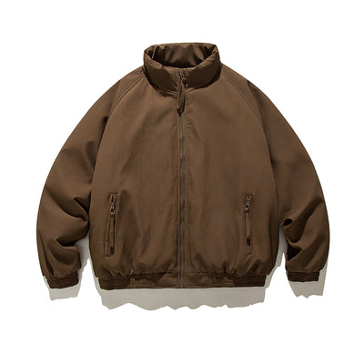 Abrigo Acolchado de Rayas Verticales - Chaqueta Retro Versátil - Image 18