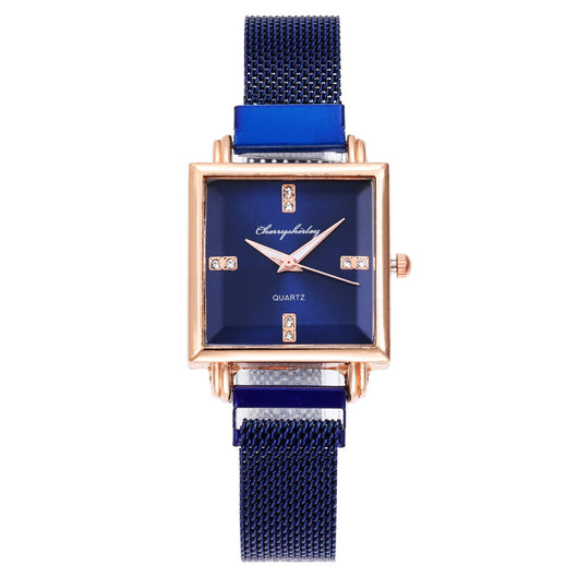 Reloj de Diamantes para Mujer con Cierre Magnético de Diseño Minimalista - Image 22