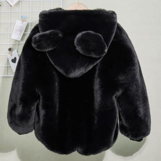 Abrigo Infantil de Piel de Visón para Otoño e Invierno - Image 18