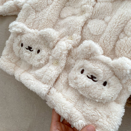 Pijama de Dos Piezas en Terciopelo Suave para Bebé - Image 26