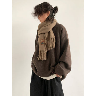 Bufanda Retro para Parejas en Cashmere Suave y Cálida - Image 11