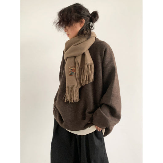 Bufanda Retro para Parejas en Cashmere Suave y Cálida - Image 11