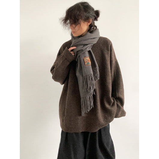 Bufanda Retro para Parejas en Cashmere Suave y Cálida - Image 14