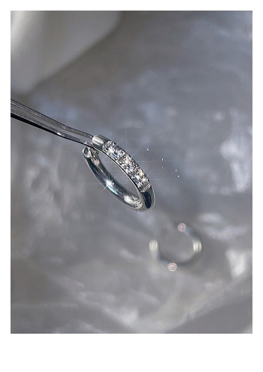 Aretes de Clip Geométricos con Circonita y Diamantes de Imitación para Mujer - Image 22