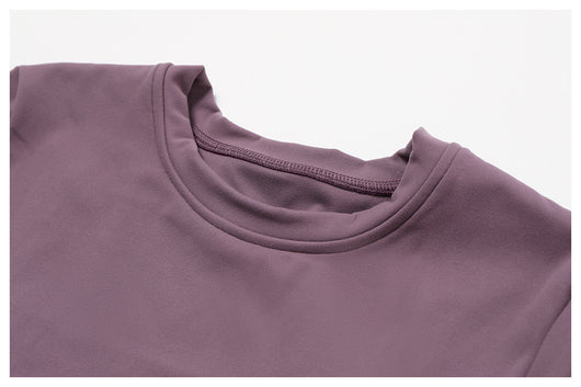 Top Deportivo Ajustado Antiimpacto con Manga Corta para Yoga - Image 61