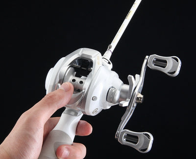 Carrete de Pesca Baitcasting Micro Blanco - Alta Velocidad y Precisión - Image 10
