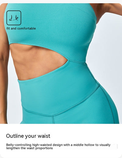 Jumpsuit Deportivo Slim Fit con Tirantes Ajustables - Yoga y Fitness Mujer - Image 41