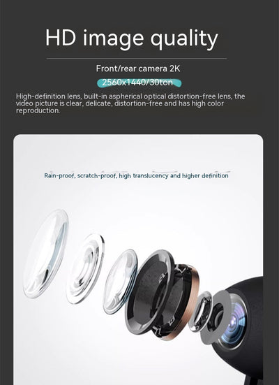 Grabadora Dashcam Moto 4K con GPS y Resistencia al Agua - Image 11