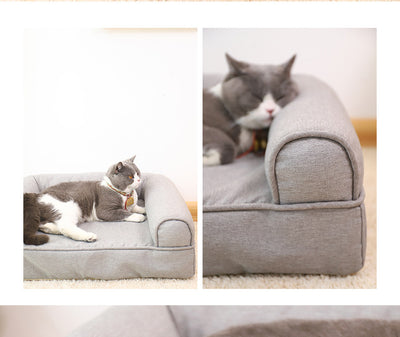 Nido Sofá para Mascotas con Funda de Lino Removible y Lavable - Image 18