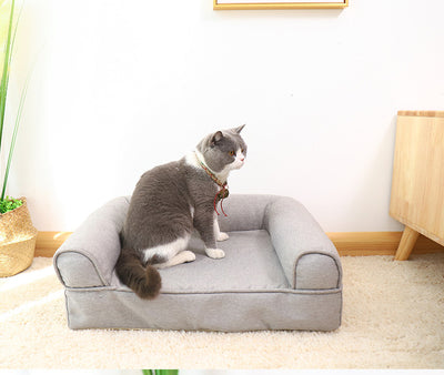 Nido Sofá para Mascotas con Funda de Lino Removible y Lavable - Image 19