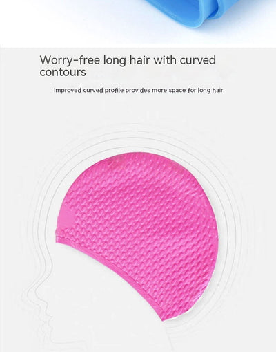 Gorro de Natación Silicona Gota de Agua - Image 13