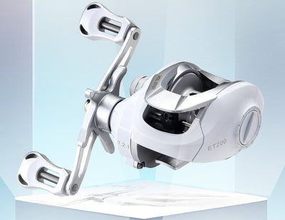 Carrete de Pesca Baitcasting Micro Blanco - Alta Velocidad y Precisión - Image 26