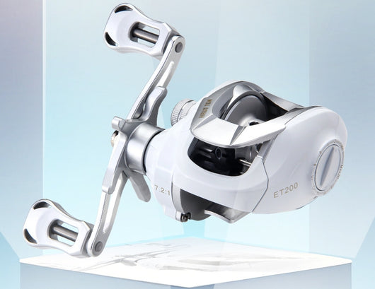 Carrete de Pesca Baitcasting Micro Blanco - Alta Velocidad y Precisión - Image 26