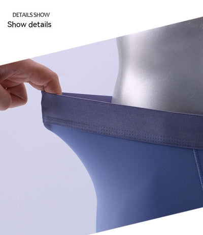 Bóxers para Hombre de Seda de Hielo para Verano - Estilo Simple y Creativo - Image 40