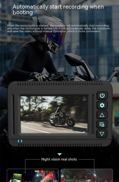 Grabadora Dashcam Moto 4K con GPS y Resistencia al Agua - Image 20