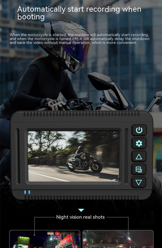 Grabadora Dashcam Moto 4K con GPS y Resistencia al Agua - Image 20