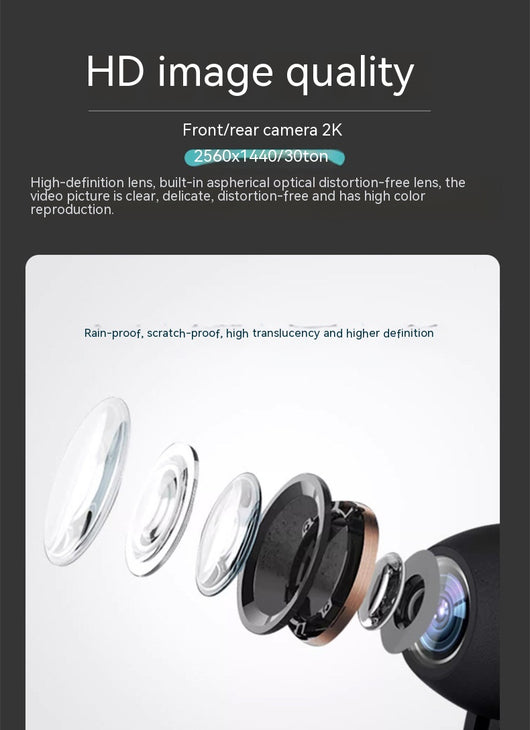 Grabadora Dashcam Moto 4K con GPS y Resistencia al Agua - Image 22