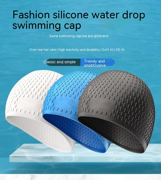 Gorro de Natación Silicona Gota de Agua - Image 23