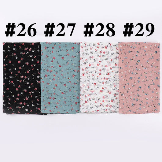 Pañuelo Estampado Chifón Malayo Indonesio para Mujer - Image 65