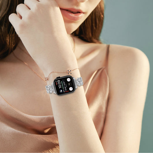 Correa de Reloj Inteligente con Diamantes Incrustados - Image 9