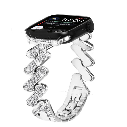 Correa de Reloj Inteligente con Diamantes Incrustados - Image 11