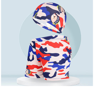 Traje de Baño Infantil con Gorro de Natación para Vacaciones en Playa - Image 26