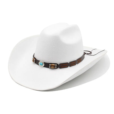 Conjunto Western: Gorro de Lana Turquesa, Cinturón y Denim Auténtico - Image 13
