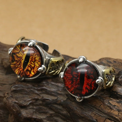 Anillo Dominante de Ojos Divididos para Hombre - Image 10