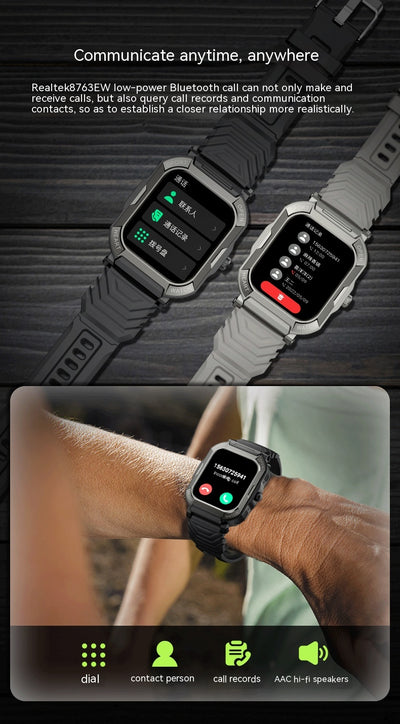 Reloj Deportivo Inteligente Resistente al Agua con Llamadas Bluetooth y Monitor Cardíaco - Image 11